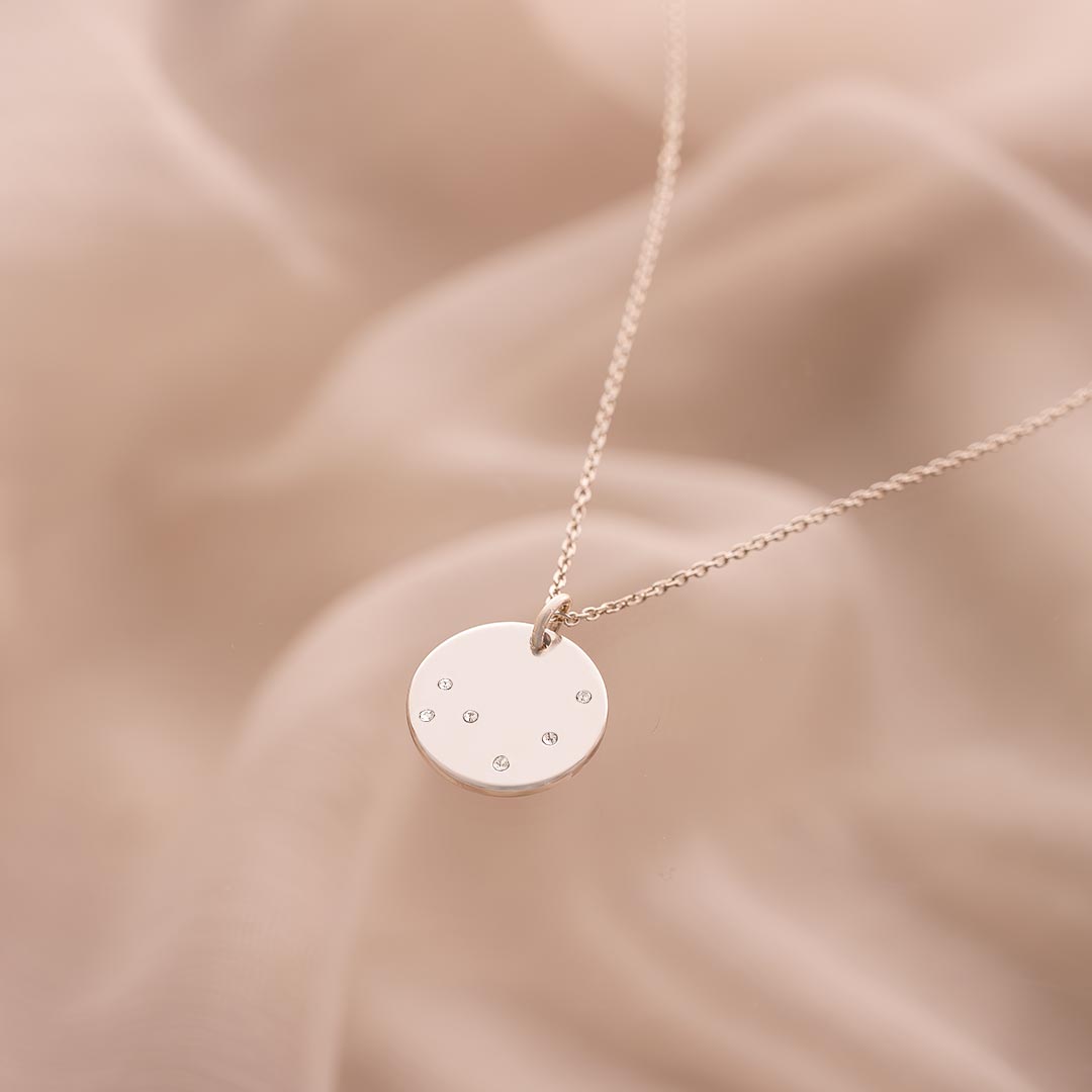 Constellation Disc Personalised Necklace