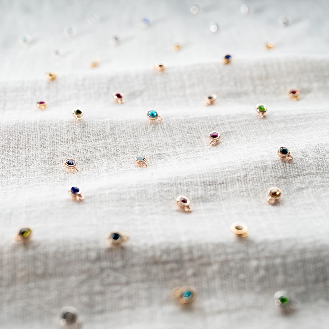 Add a Micro Swarovski Crystal Birthstone Charm to your Jewellery Purchase