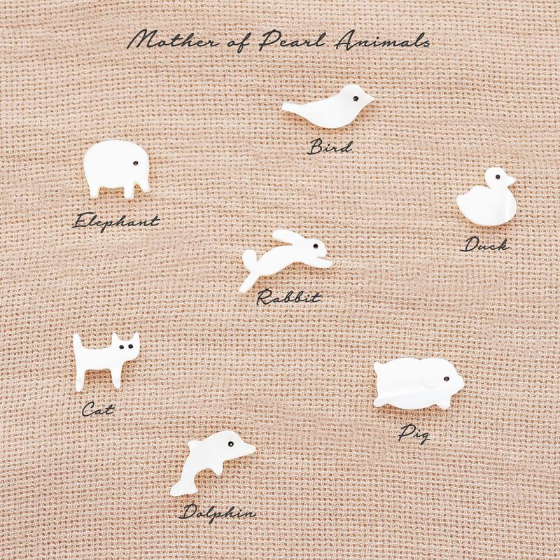 Add a Mother of Pearl Animal Charm
