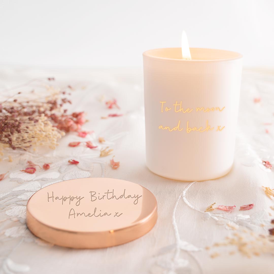 Personalised Message Scented Candle