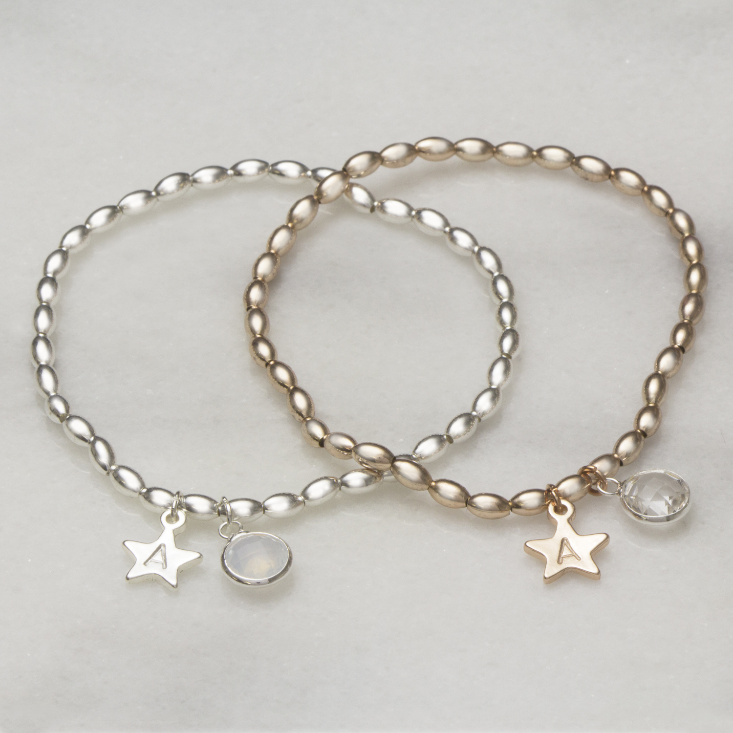 Stella Personalised Bracelet With Extra Charms 
