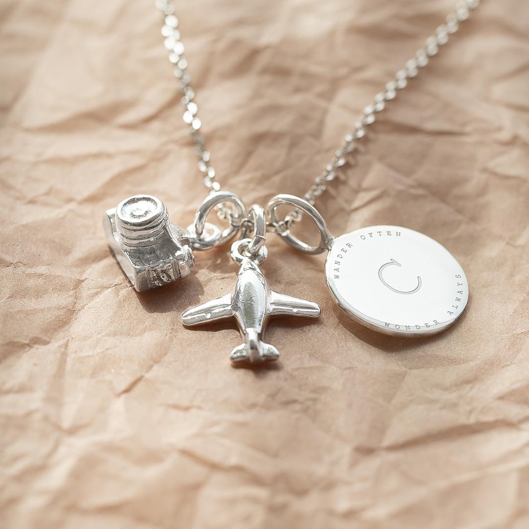 Personalised Sterling Silver Adventure Necklace
