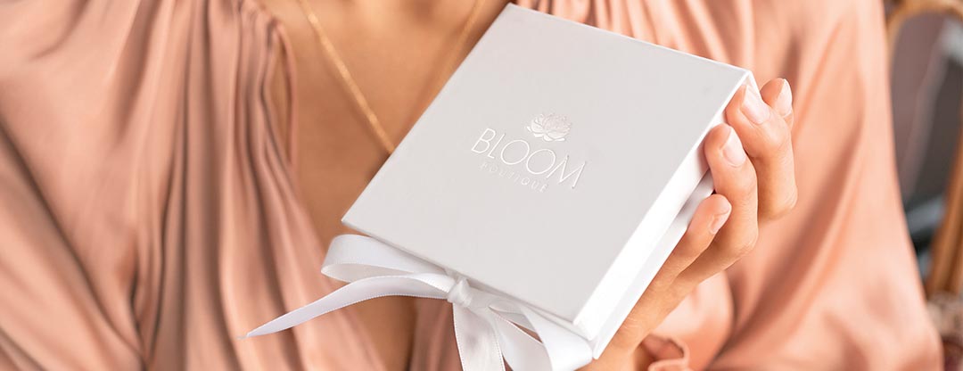 luxury ribbon-tied gift packaging